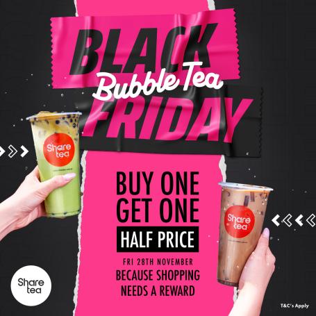 BLACK Bubble Tea FRIDAY