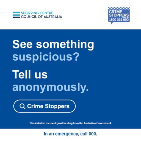 See something suspicious? Tell us anonymously.